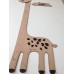 Ahşap Boy Ölçer - Zürafa